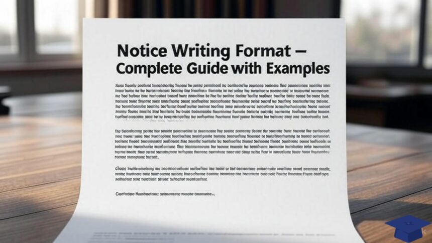 Notice Writing Format