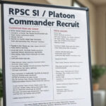 RPSC SI / Platoon Commander Recruitment