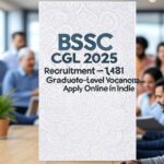 BSSC CGL 2025 Recruitment