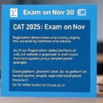 CAT 2025 Notification Out: Exam on Nov 30 | Apply Now