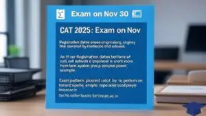 CAT 2025 notification released! Exam on Nov 30
