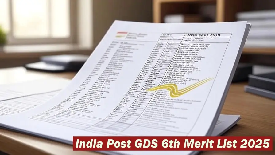 India Post GDS 6th Merit List
