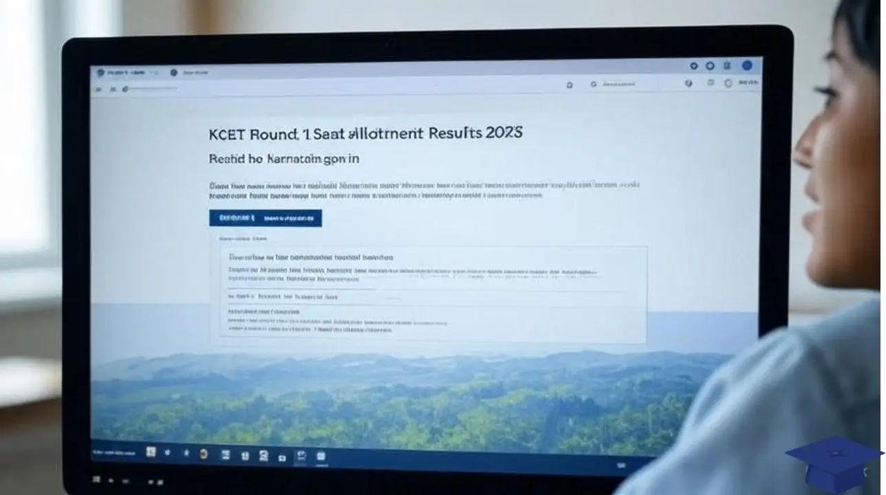 KCET Round 1 Seat Allotment Results 2025