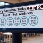 lottery result 9aug